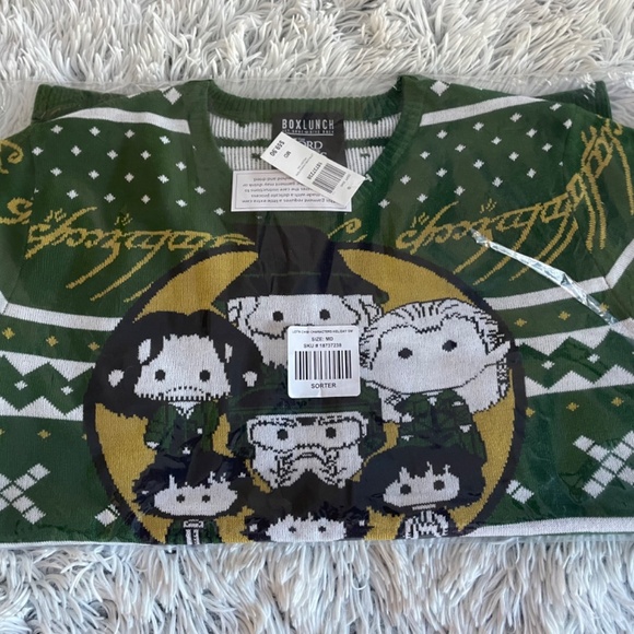 NWT Lord of The Rings Christmas Medium Sweater - Picture 2 of 2